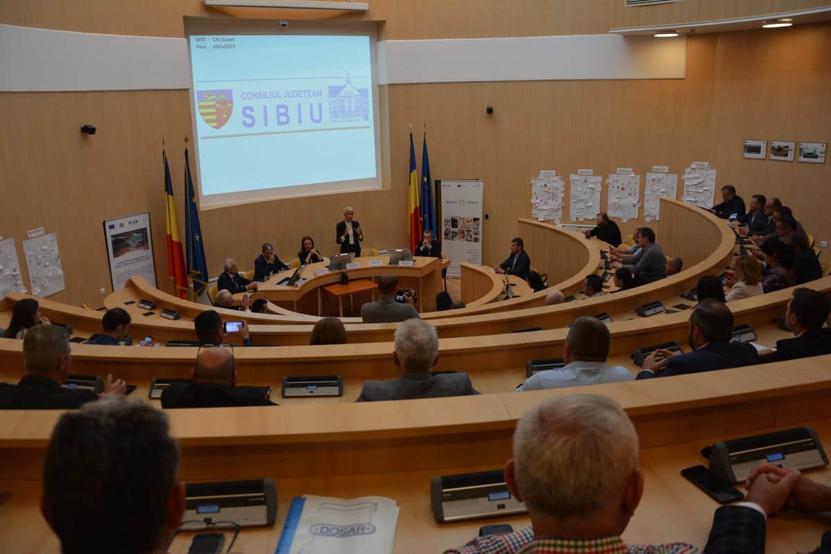 ministrul marcel boloș în dialog cu primarii din județul sibiu, la consiliul județean
