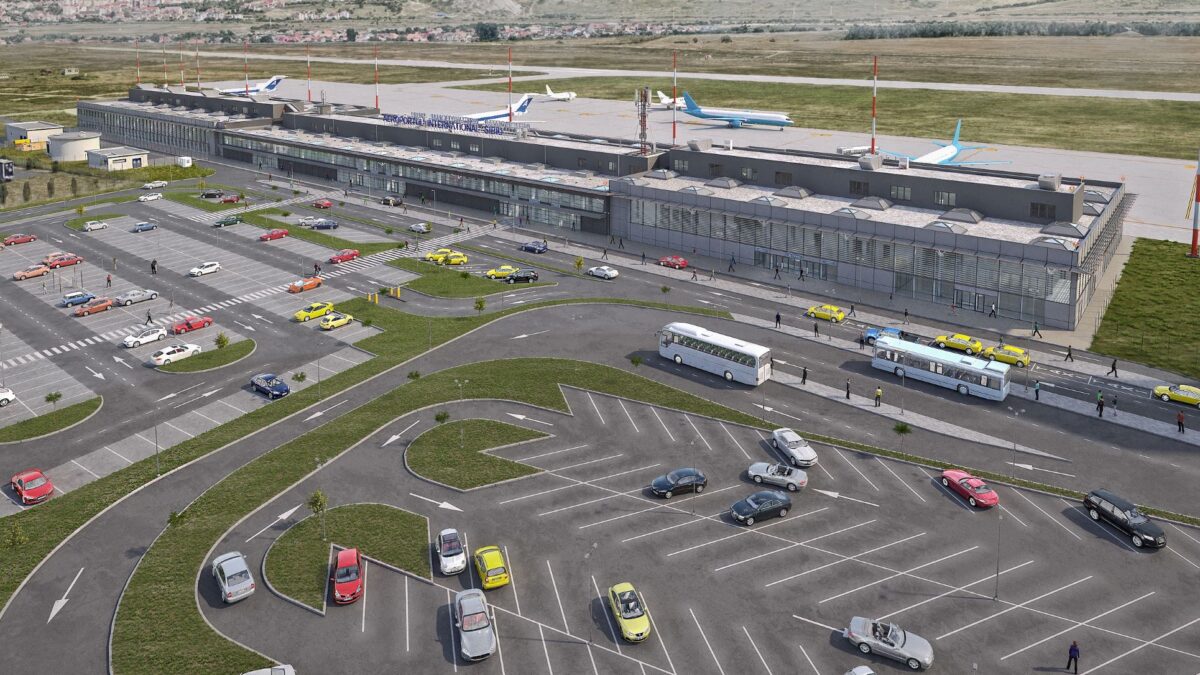 s-au semnat contractele pentru modernizarea aeroportului internațional sibiu - primele imagini cu viitorul terminal