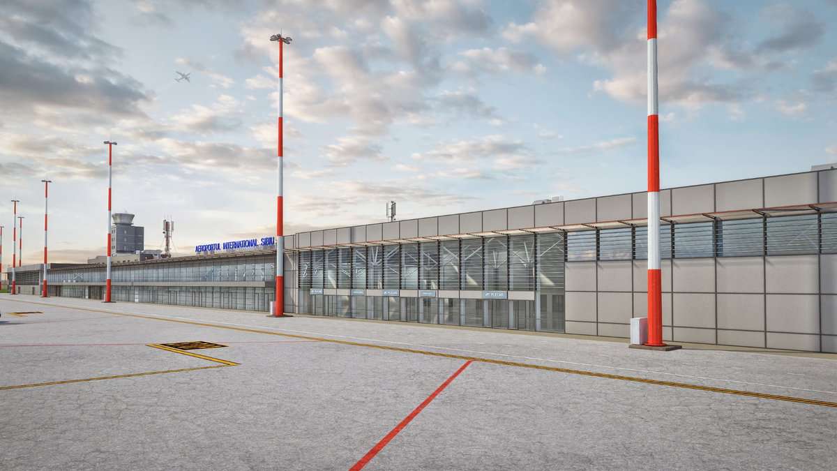 s-au semnat contractele pentru modernizarea aeroportului internațional sibiu - primele imagini cu viitorul terminal