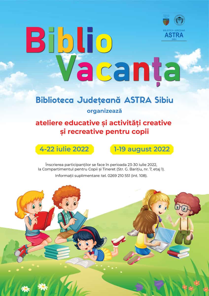 Începe Bibliovacanța la Biblioteca Astra