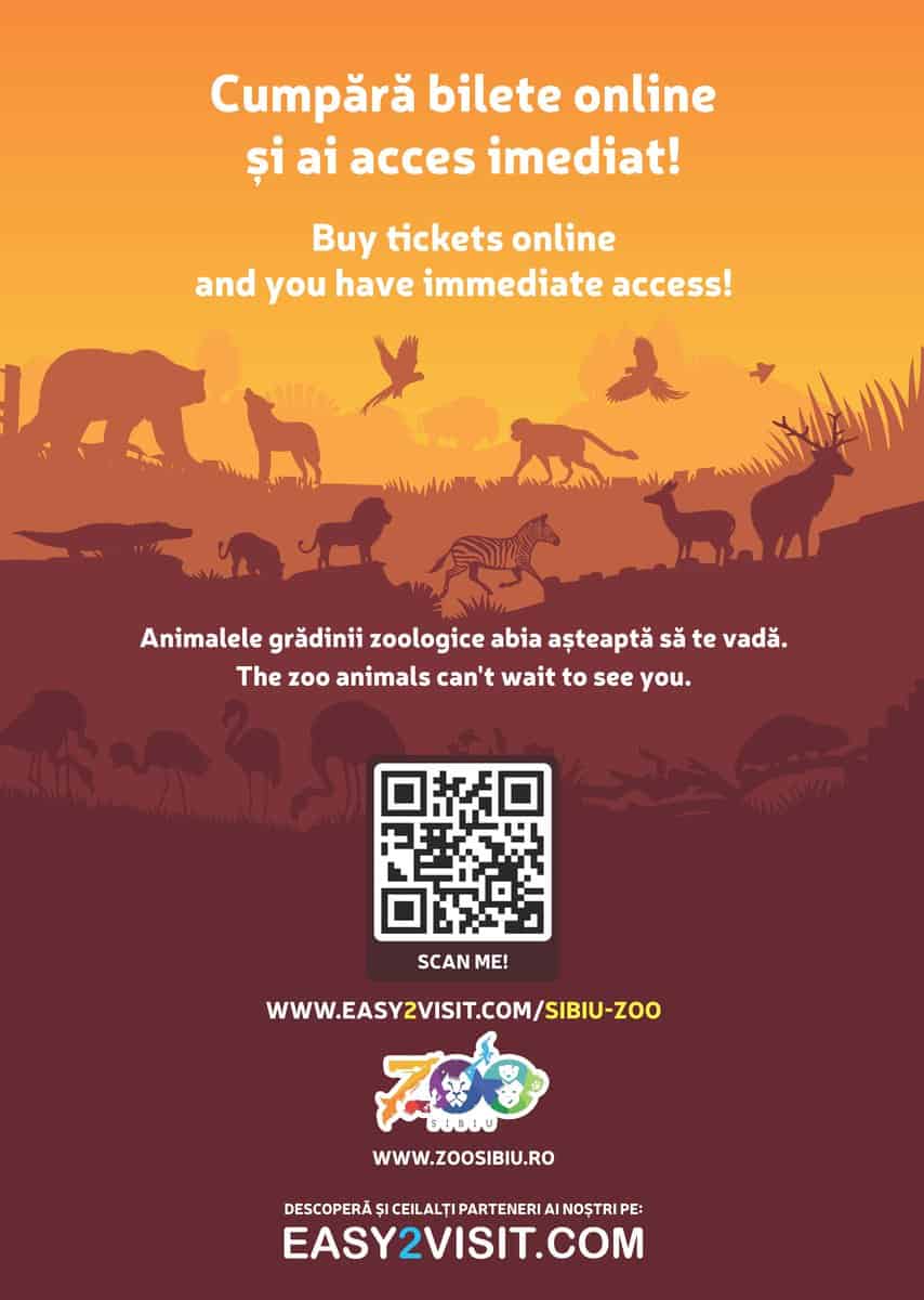 bilete și abonamente la grădina zoologică sibiu accesibile și on-line