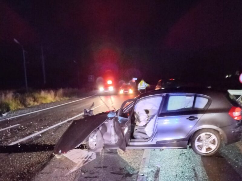 foto: accident cu trei victime la avrig din cauza unui șofer care nu a acordat prioritate
