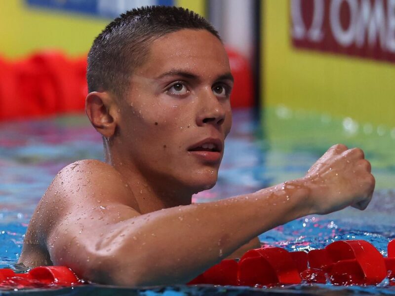 david popovici a câștigat medalia de argint la 200 metri liber la campionatul mondial de înot