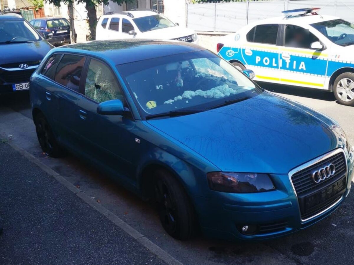 un sibian și-a găsit mașina vandalizată pe strada patrioților - geamuri sparte, cauciucuri tăiate și interior plin cu spumă
