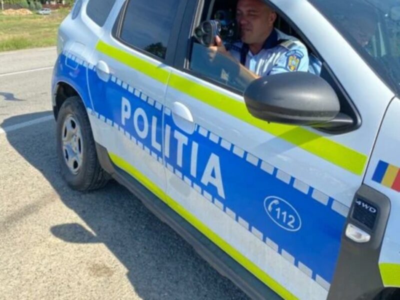 șofer prins de radar cu aproape 250 de kilometri pe oră pe un drum express din românia