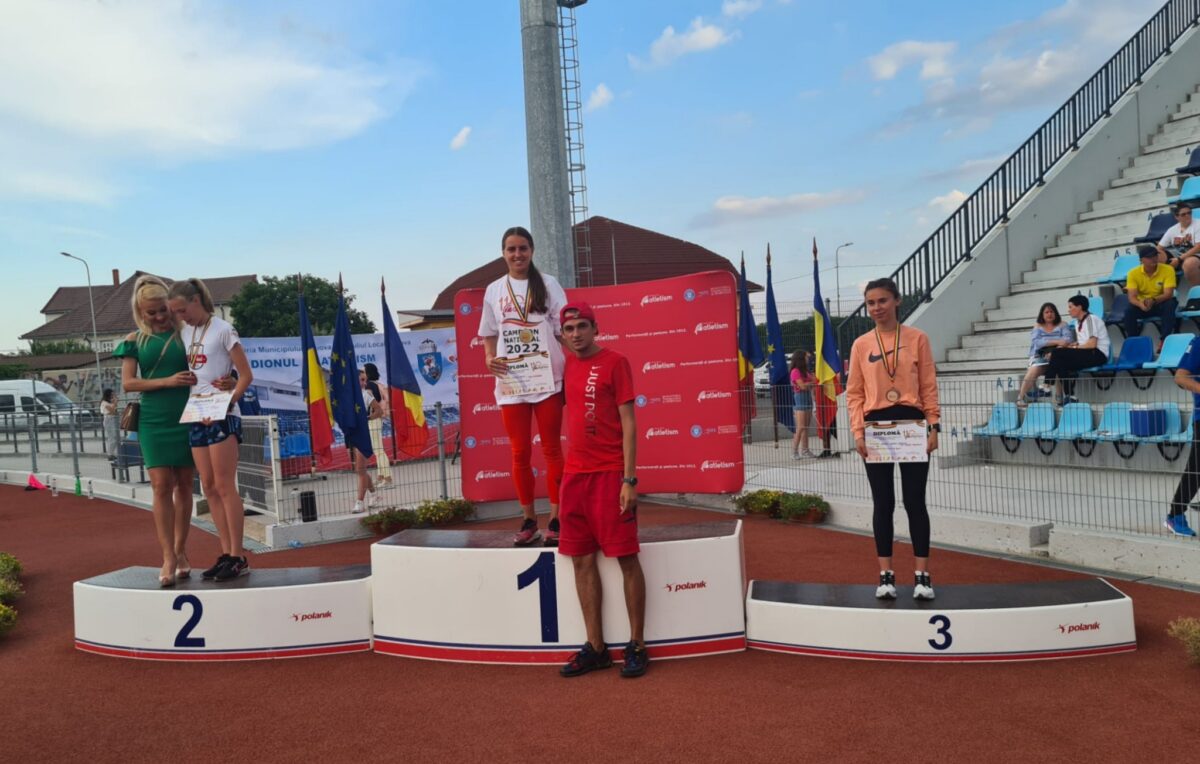 o sibiancă a obținut patru medalii la campionatul național de atletism - „a scos cel mai bun timp din carieră”