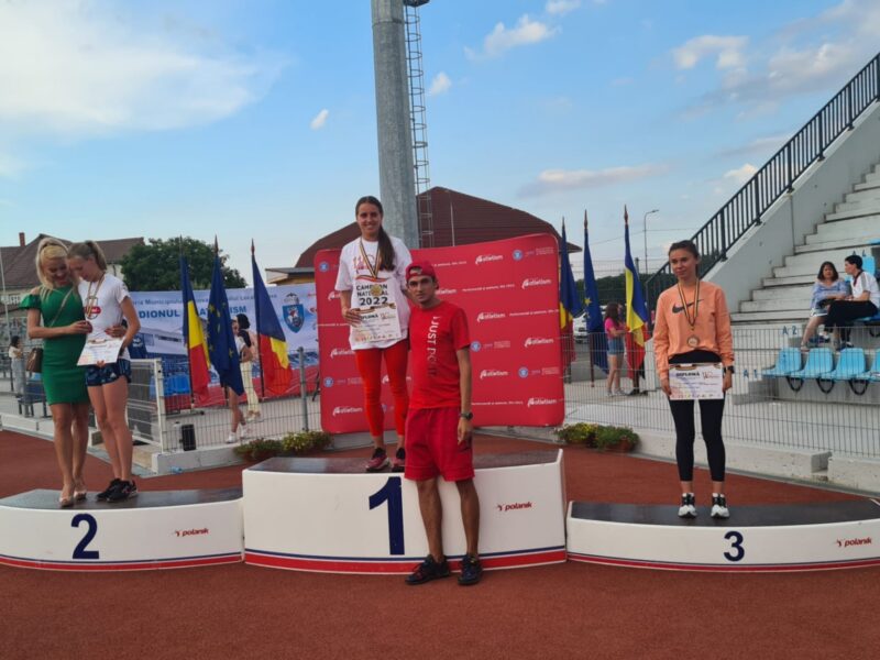 o sibiancă a obținut patru medalii la campionatul național de atletism - „a scos cel mai bun timp din carieră”