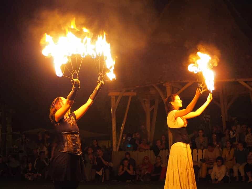 festivalul „mediaș, cetate medievală“ – spectacole cu foc