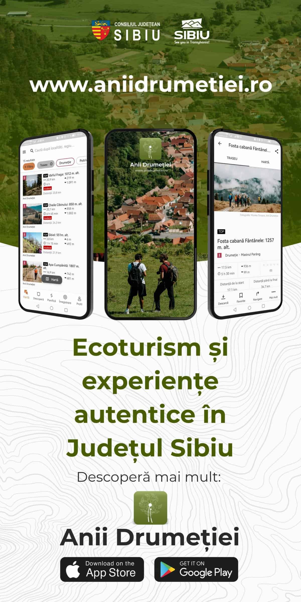 VIDEO Site și aplicație pentru iubitorii de călătorii: Anii Drumeției - ecoturism și experiențe autentice în Județul Sibiu