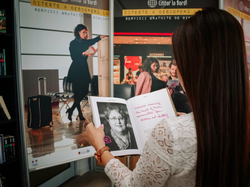 spațiu dedicat lecturii în aeroportul din sibiu - biblioteca județeană astra reactivează proiectul