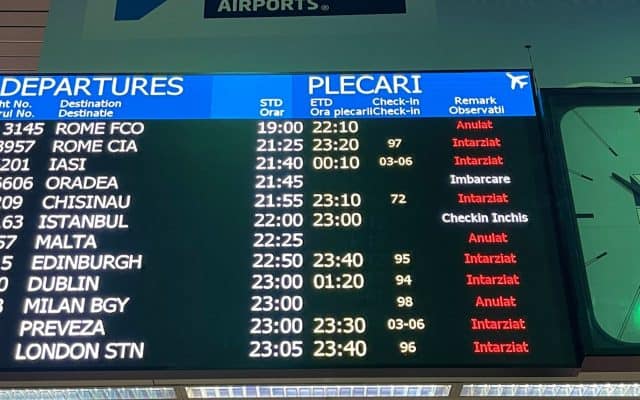 video grevă la ryanair - mai multe zboruri din capitală au fost amânate sau chiar anulate