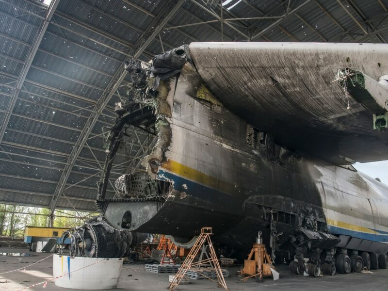 video cel mai mare avion din lume a fost distrus de militarii ruși - ucrainenii au început lucrările pentru unul nou