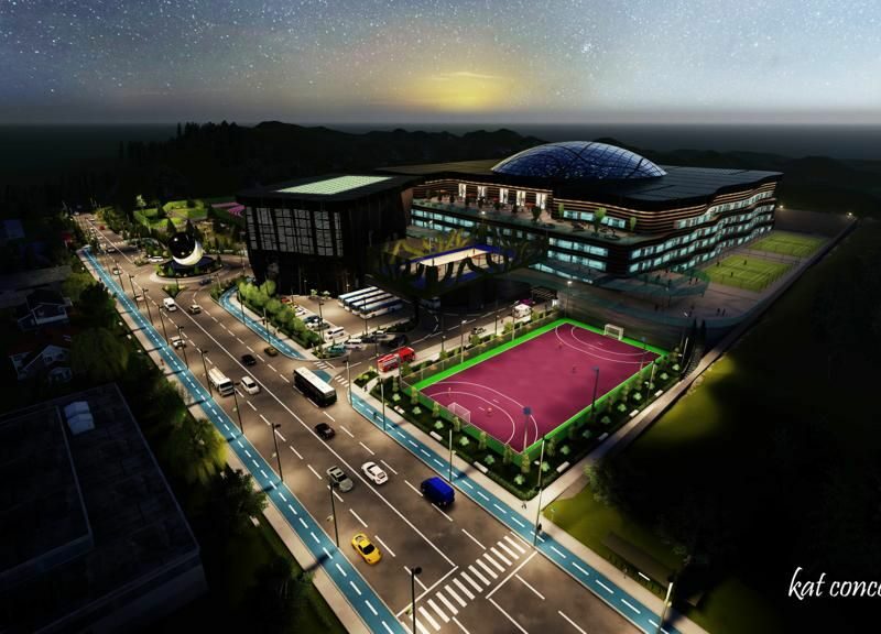 video foto - ulbs ridică un mega complex sportiv la șelimbăr - sala cu 5.000 de locuri și investiție de 70 milioane euro