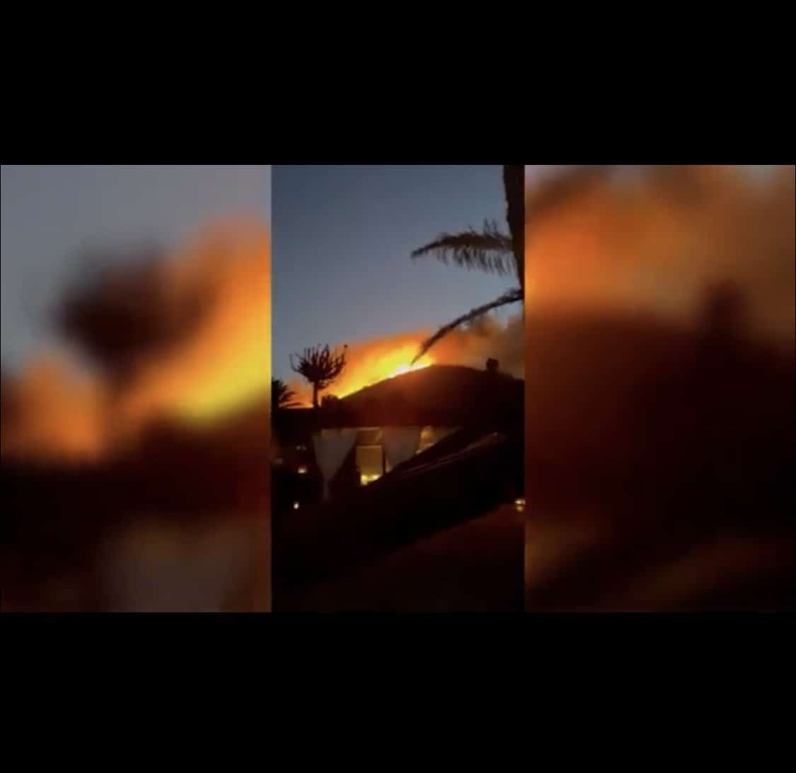 video - incendiu pe o insulă din italia - designerul giorgio armani, printre cei evacuați