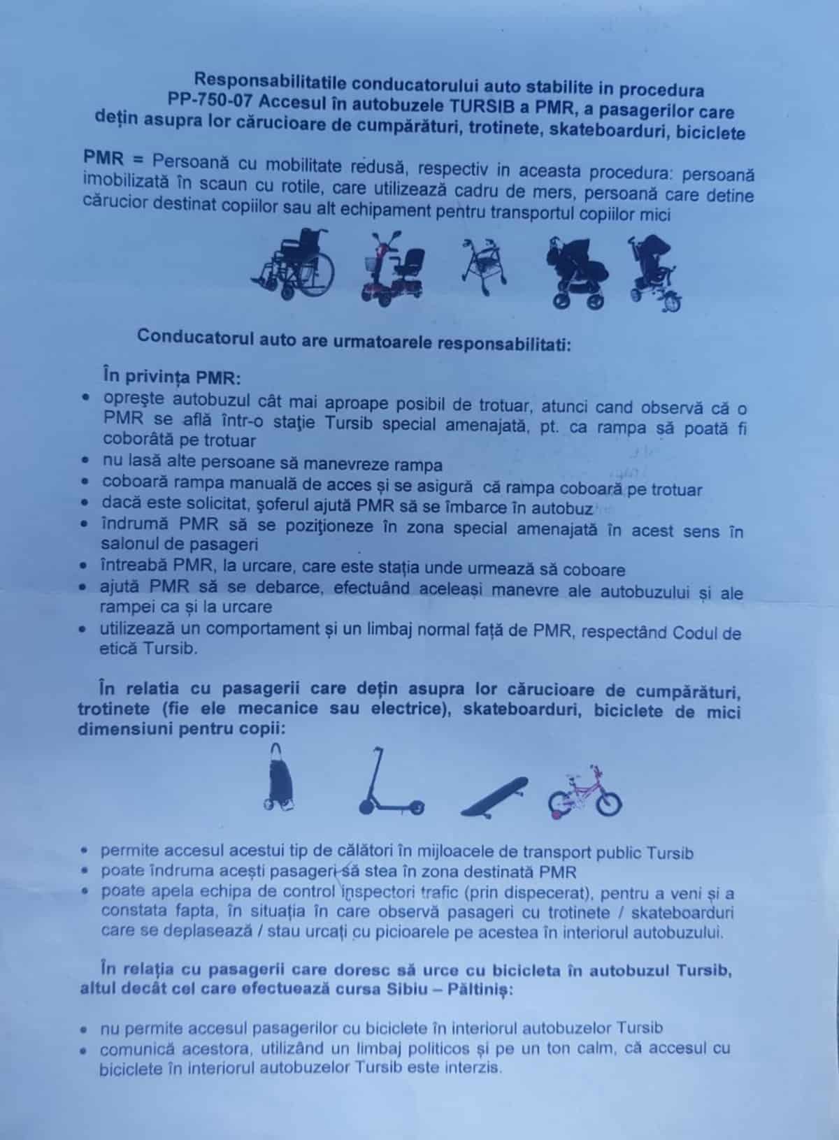 Un șofer Tursib a refuzat să ia în autobuz un copil cu o mașinuță electrică – „Ce să caute cu ea, doar nu e handicapat?”