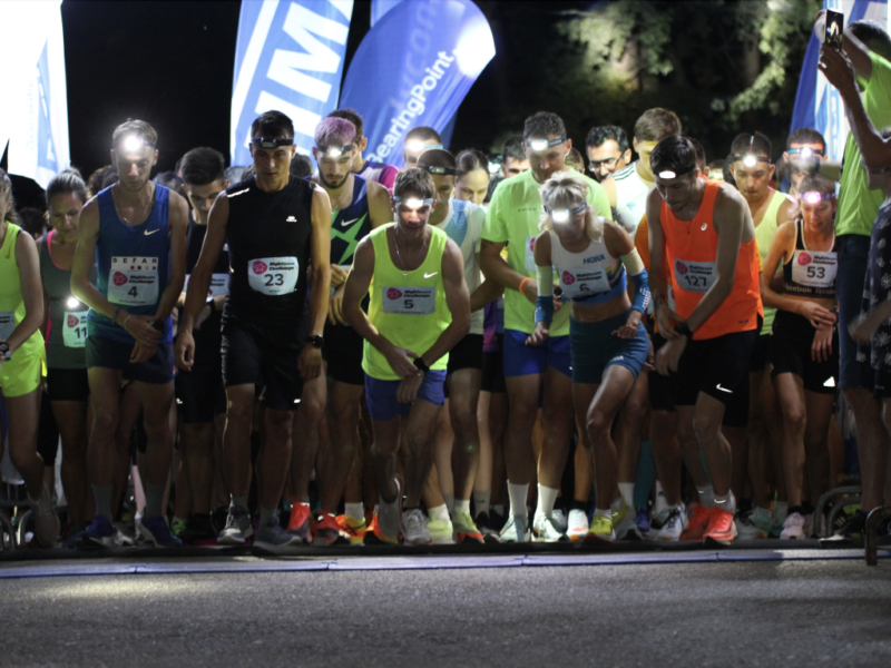 peste 500 de alergători au luat startul la gls night cross challenge