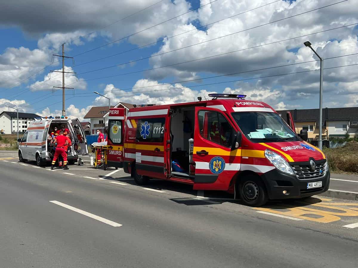 bărbat surprins într-un incendiu în propria casă la cisnădie - a fost dus inconștient la spital