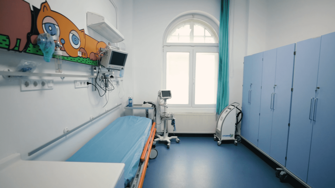 foto modernizarea spitalului de pediatrie continuă prin lucrări și achiziții