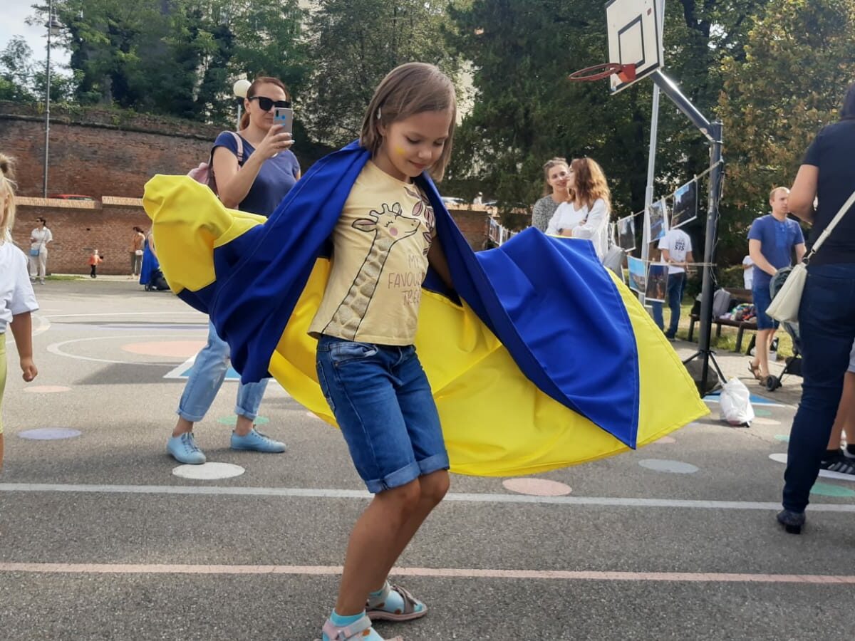 ziua independenței ucrainei sărbătorită la sibiu - video foto