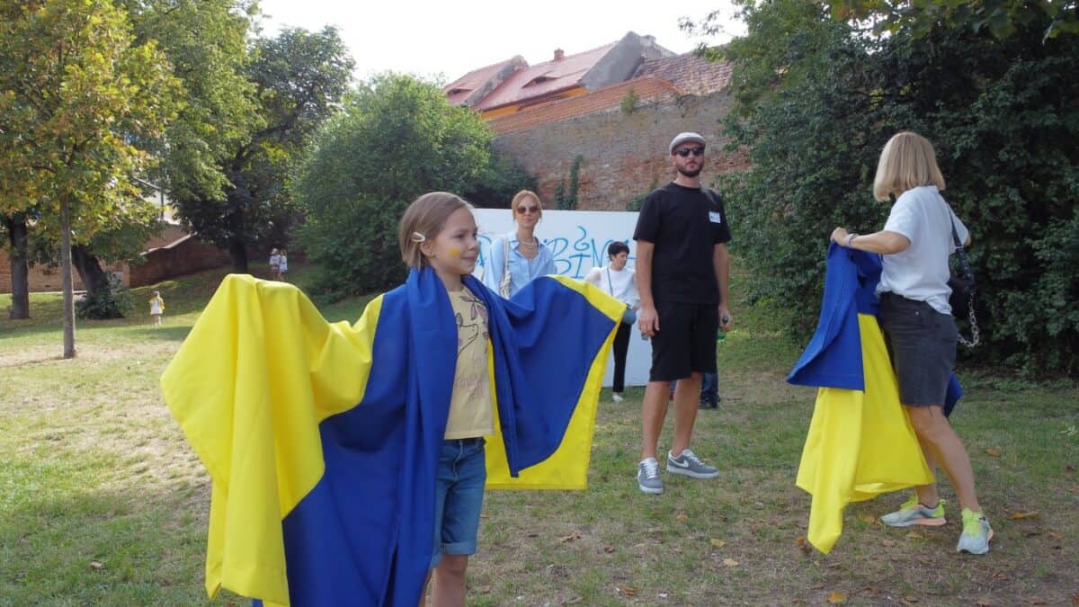 Ziua Independenței Ucrainei sărbătorită la Sibiu - VIDEO FOTO