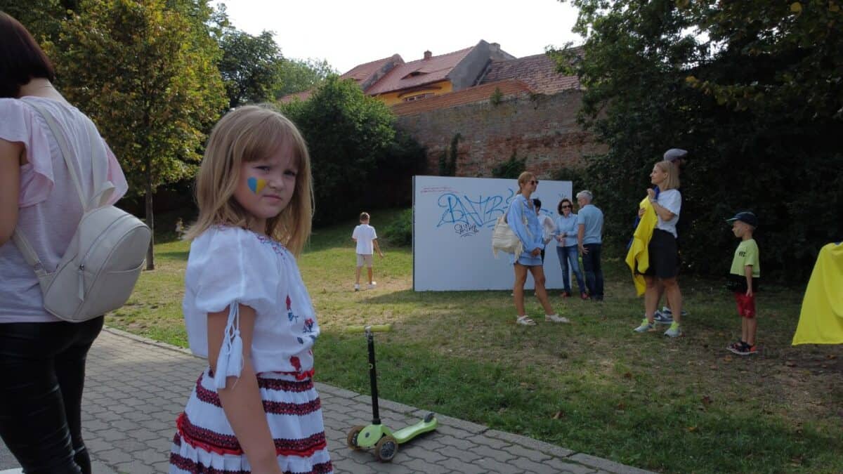 Ziua Independenței Ucrainei sărbătorită la Sibiu - VIDEO FOTO