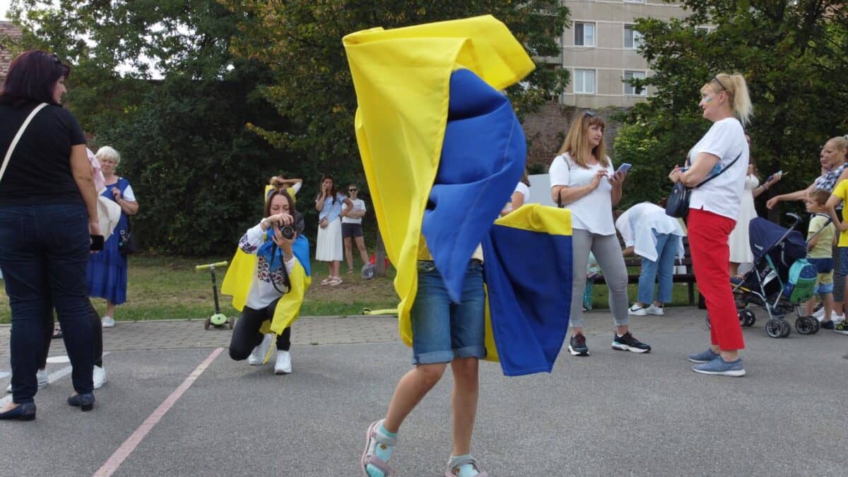 Ziua Independenței Ucrainei sărbătorită la Sibiu - VIDEO FOTO