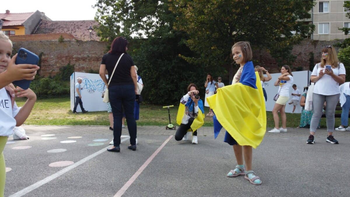 Ziua Independenței Ucrainei sărbătorită la Sibiu - VIDEO FOTO