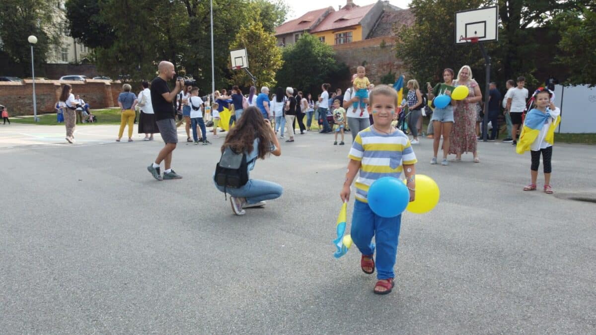 Ziua Independenței Ucrainei sărbătorită la Sibiu - VIDEO FOTO