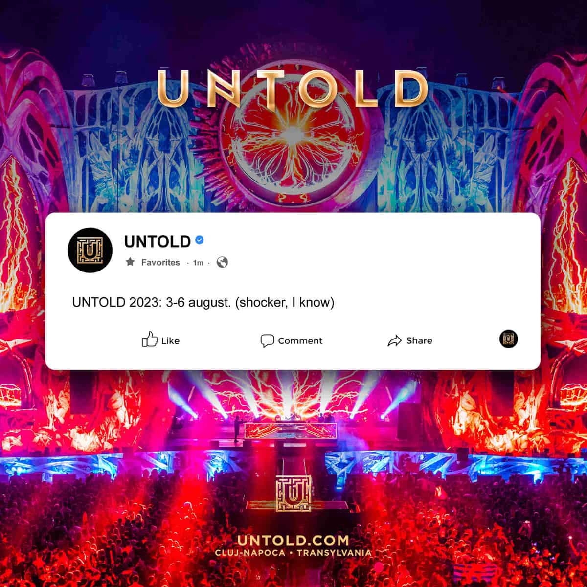 untold a anunțat oficial când are loc festivalul din 2023 - cât costă primele bilete