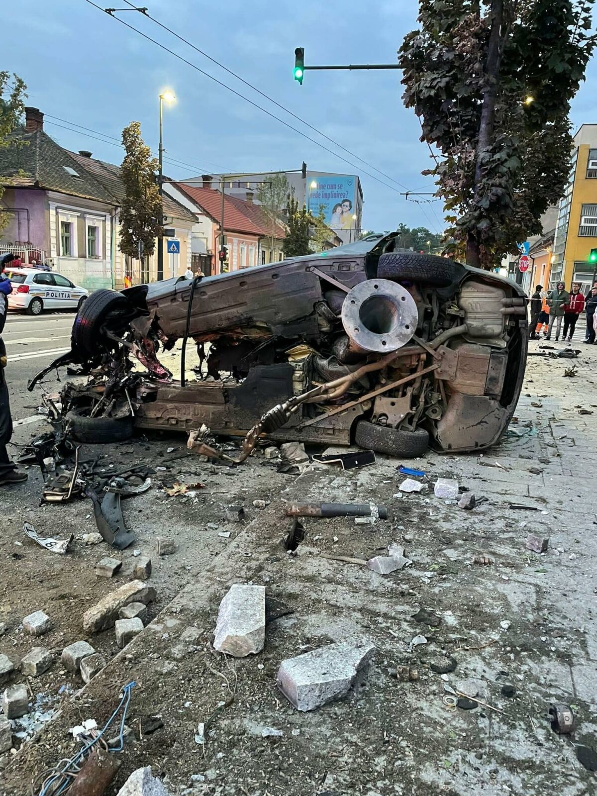 video accident mortal la cluj – un tânăr de 25 de ani a murit pe loc – momentul impactului