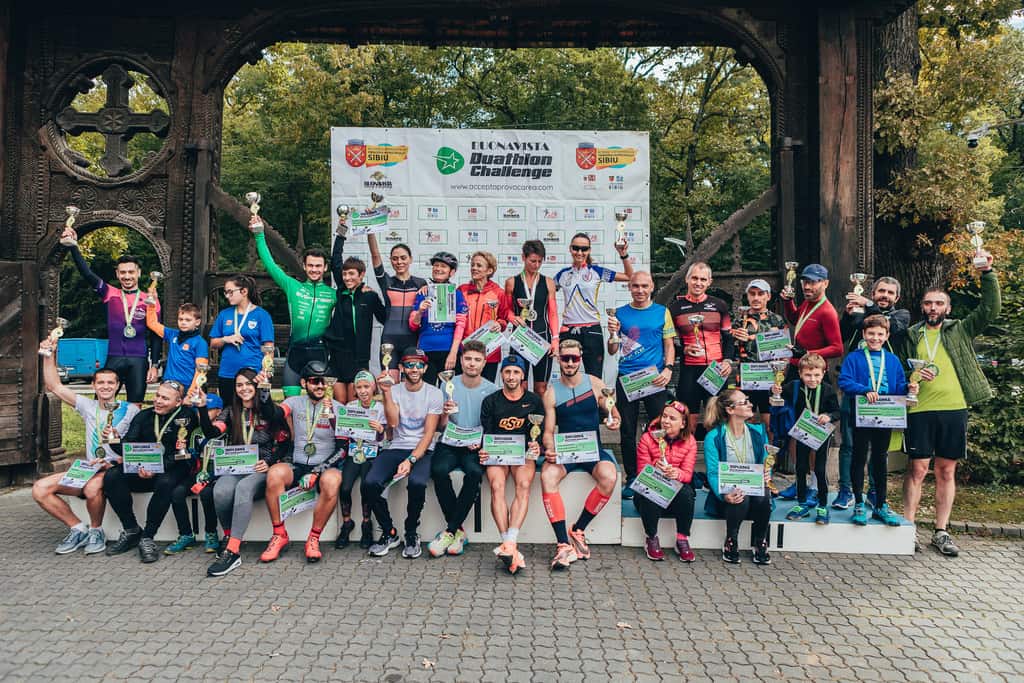 foto 250 de concurenți au alergat și pedalat duminică la duathlon challenge powered by buonavista