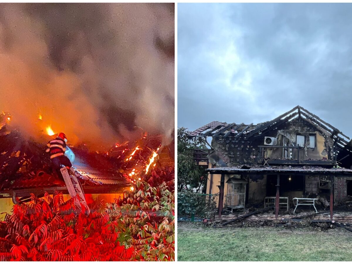 pompierul piroman a incendiat casa din șura mare din răzbunare - fosta soție și cei trei copii au rămas fără locuință