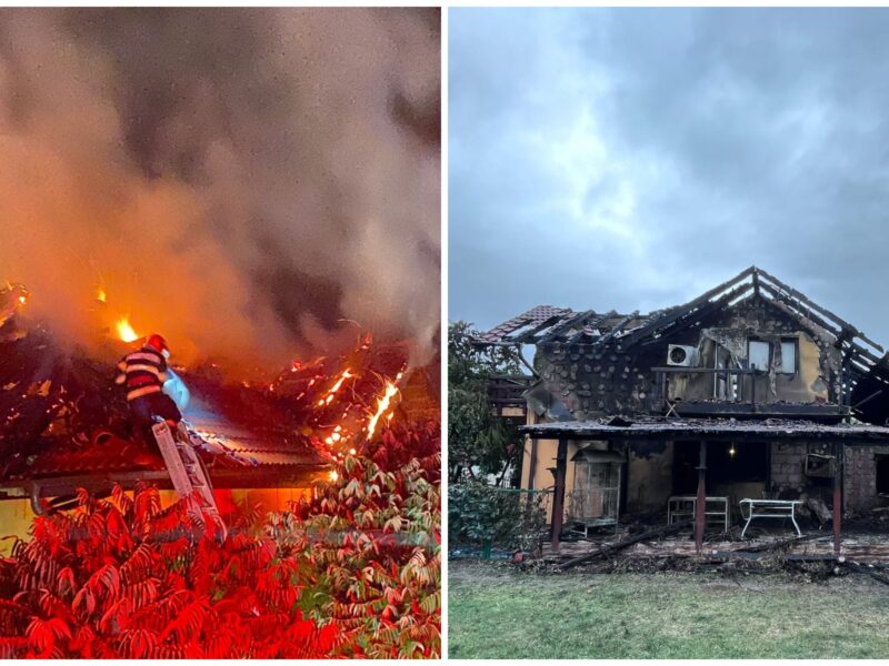 ajutor pentru mama cu trei copii din șura mare a căror casă a fost incendiată - piromanul, un pompier