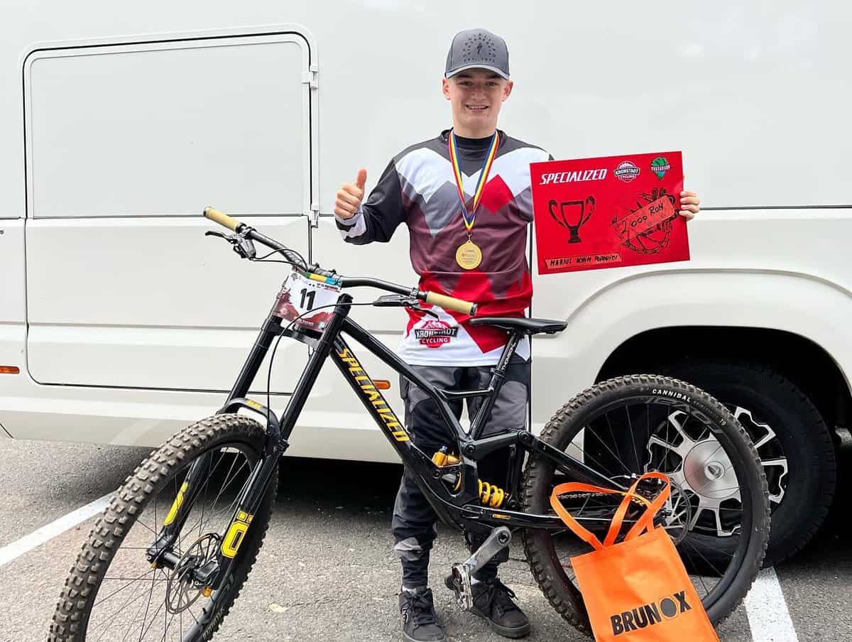 Un sibian campion national la Downhill - Mario: „Nu mă gândeam că voi câștiga”