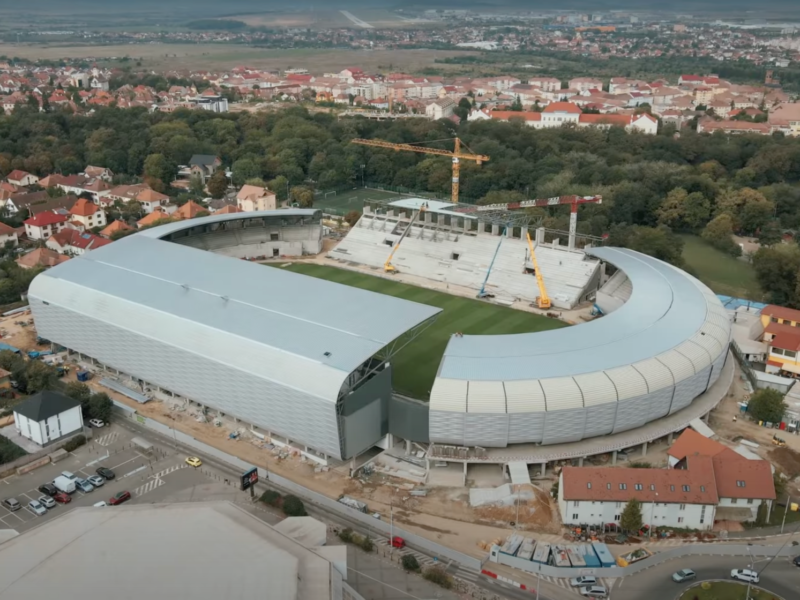 stadionul se scumpește cu 4,5 milioane de euro - lucrările sunt gata la finalul lunii octombrie