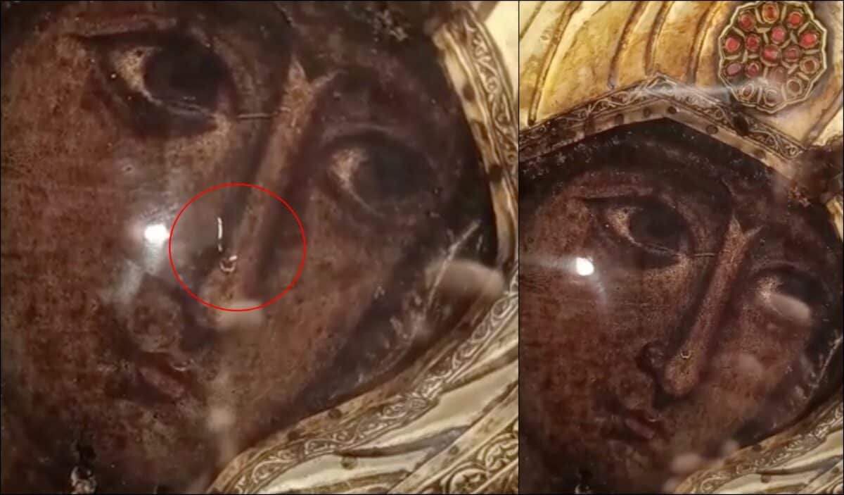 video: icoana maicii domnului de la biserica dealului a început să plângă - „este o minune”