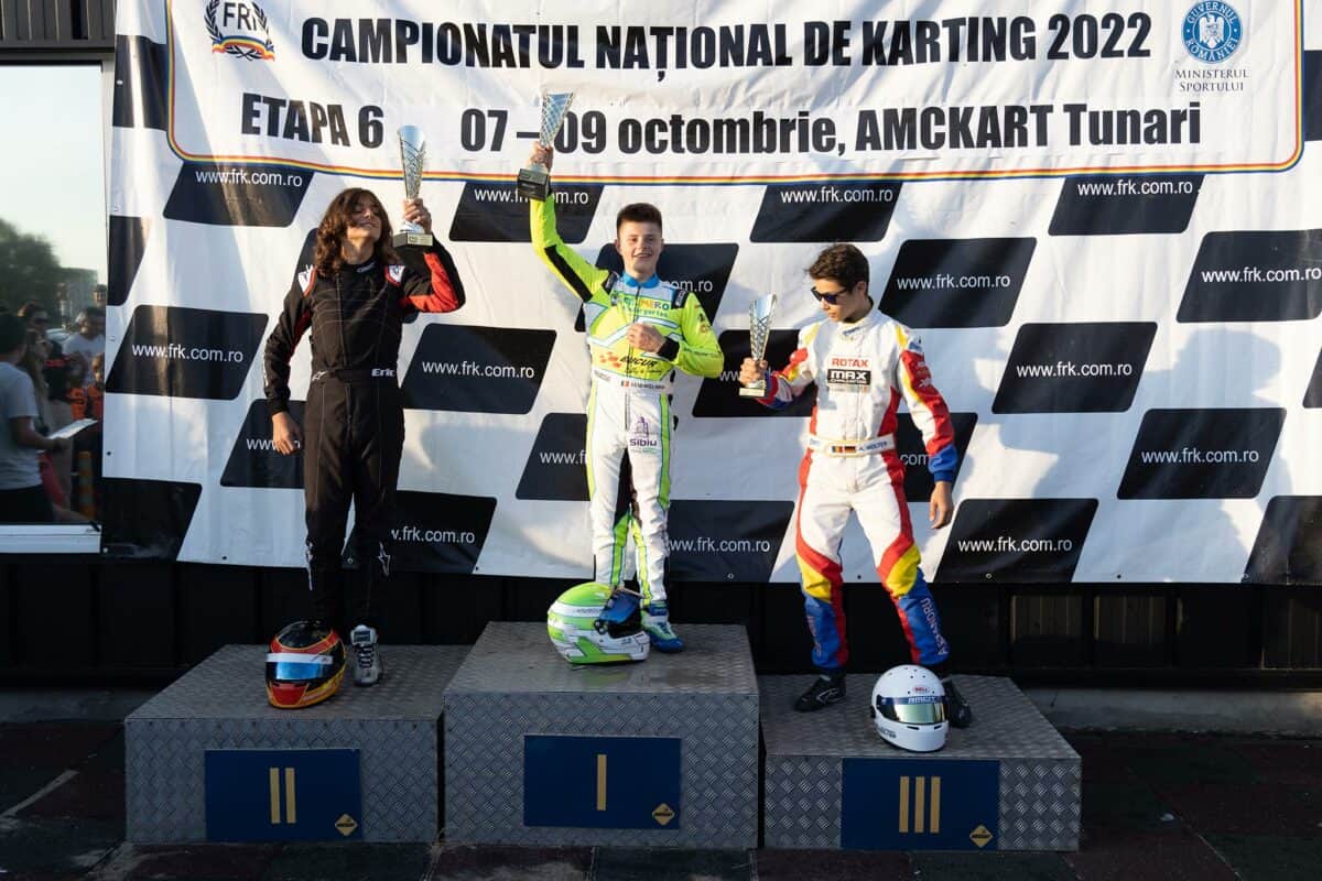 marco mircea pătru a luat locul 1 în ultima etapă din campionatul național de karting - sibianul a devenit vicecampion național