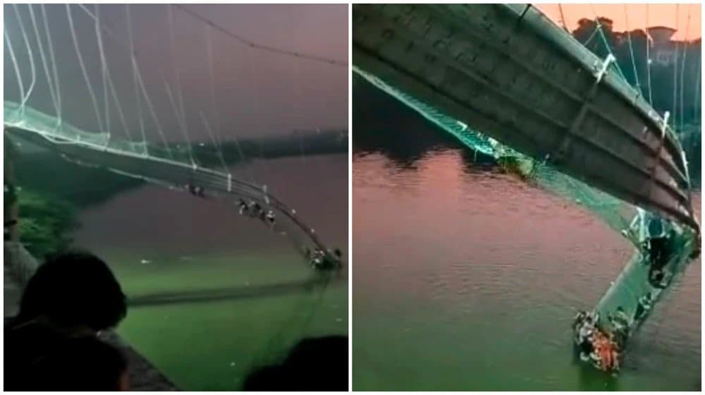 video un pod suspendat s-a prăbușit în india – cel puțin 40 de morți