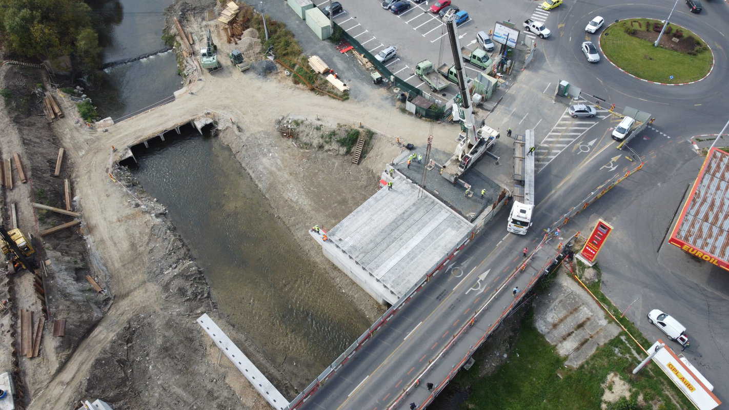 podul peste cibin de pe șoseaua alba iulia s-ar putea redeschide mai rapid – constructor: “mai avem de lucru la rețeaua de apă”