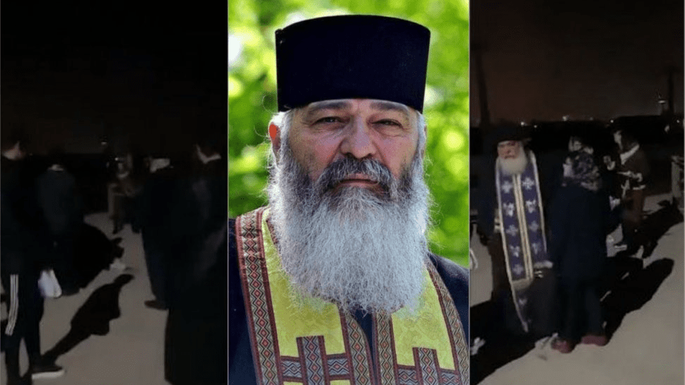 video - unul dintre cei mai influenți preoți din româna filmat în timp ce a lovit puternic o femeie