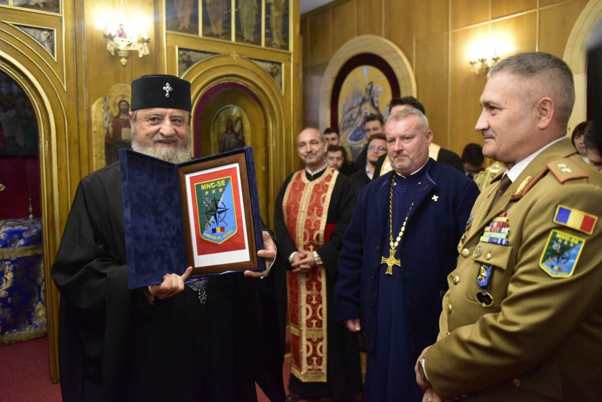 A fost instalat noul preot de la Regimentul Comandamentului NATO din Sibiu