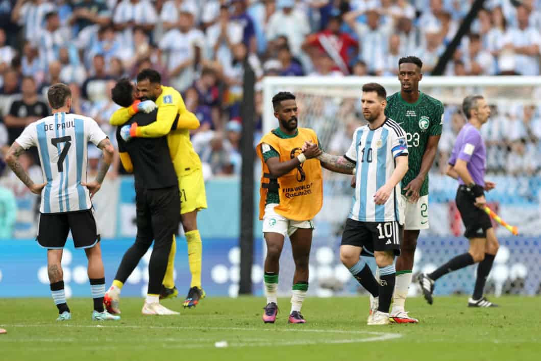 arabia saudită a produs surpriza la cupa mondială - a bătut pe argentina cu 2-1
