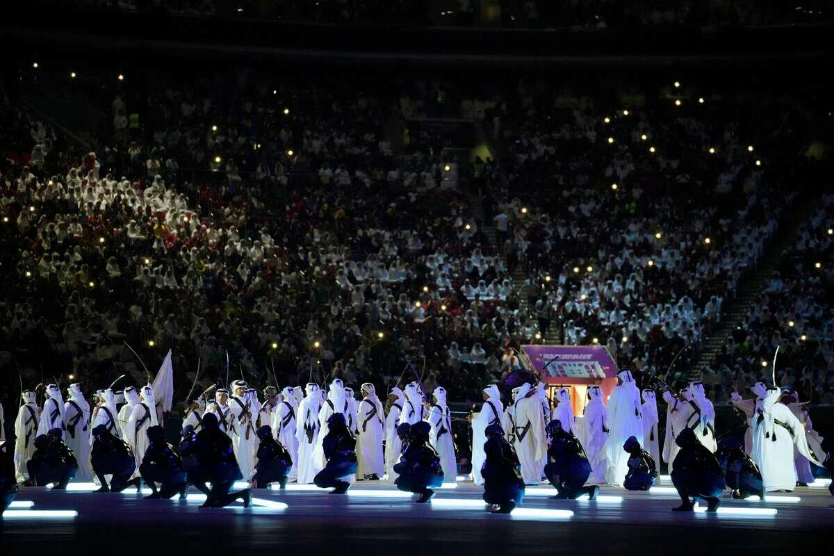 galerie foto - imagini spectaculoase de la ceremonia de deschidere a campionatului mondial de fotbal din qatar