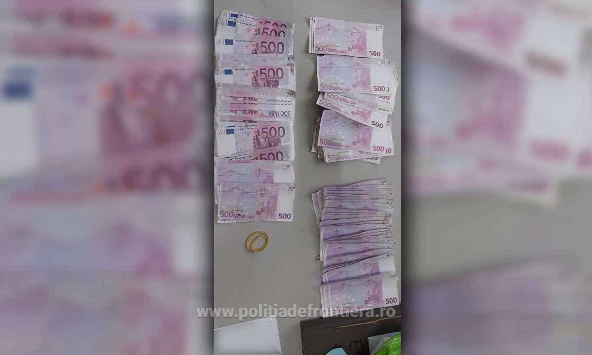 un român a vrut să intre în țară cu 80.000 de euro ascunși în șosete