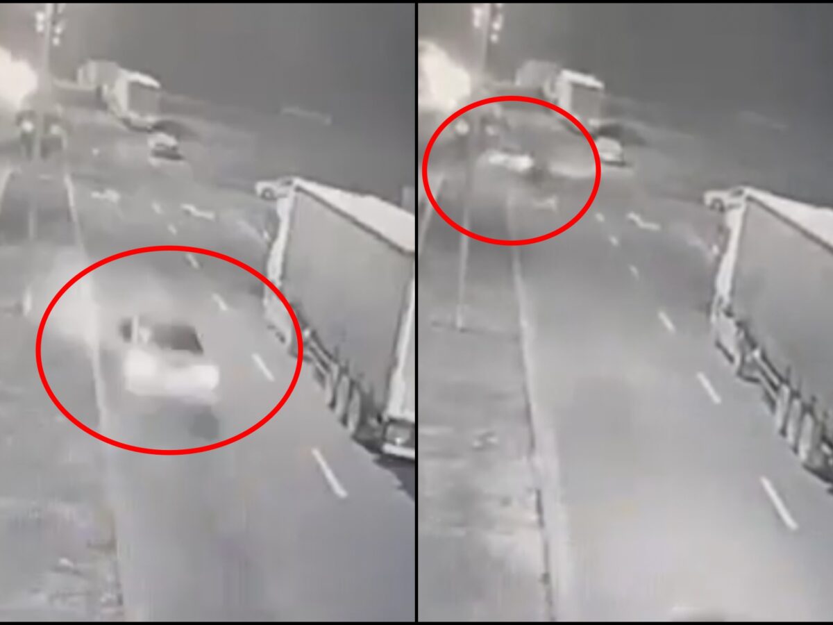 video: accidentul de lângă dedeman, surprins de camerele video - șoferul avea viteză