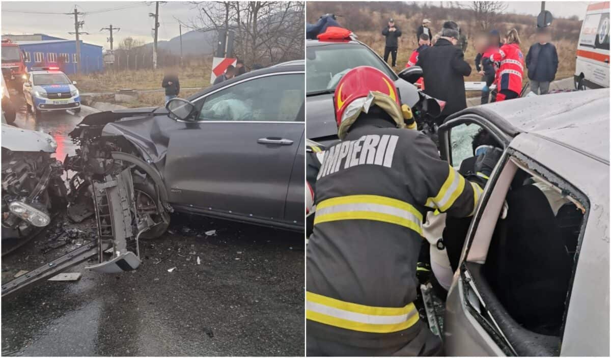 Accidentul de la ieșire din Sibiu spre Daia - Șoferul vinovat a decedat - Mergea cu viteză