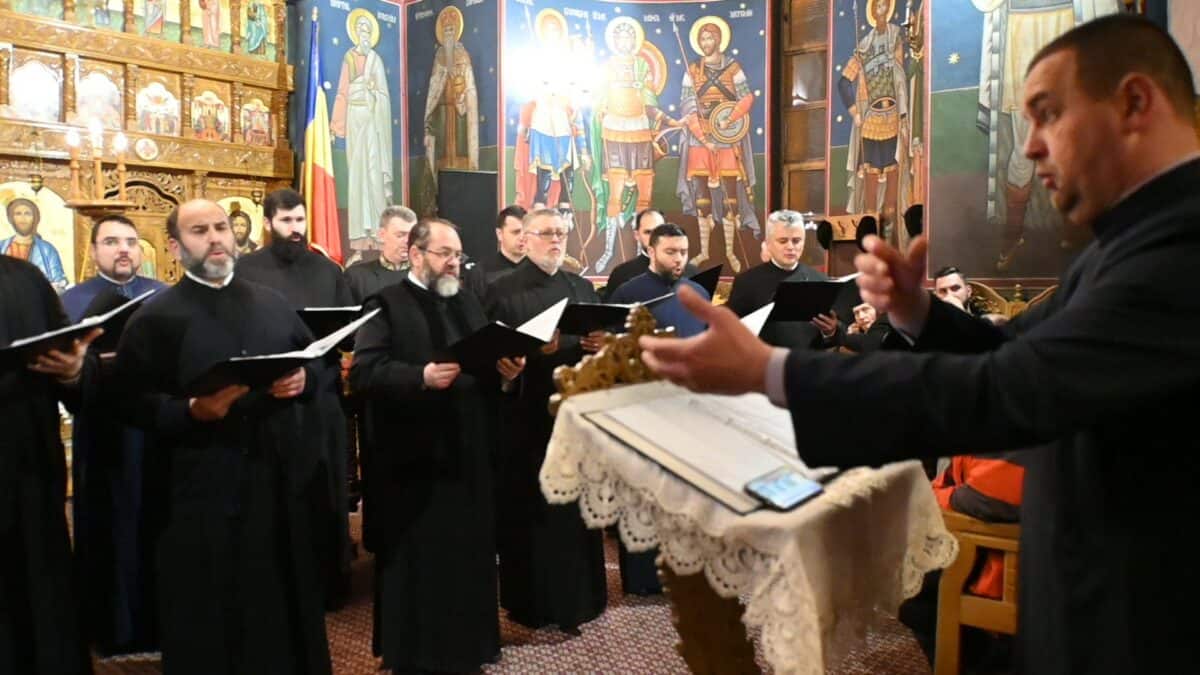 concert de colinde în ziua de crăciun cu copiii de la școala gimnazială 25 la biserica de pe calea poplăcii