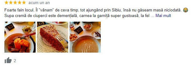 adevăratul top al restaurantelor din sibiu - unul are aproape notă maximă, iar cel mai de fițe dezamăgește: ”groaznic, groaznic, groaznic!”