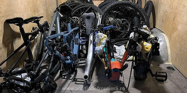 șase biciclete furate din elveția de un ucrainean, descoperite la vama siret