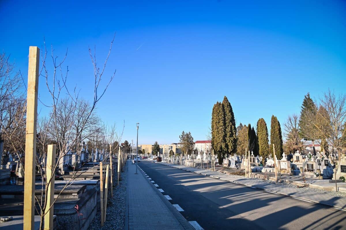 program special la cimitirul municipal din sibiu în minivacanță